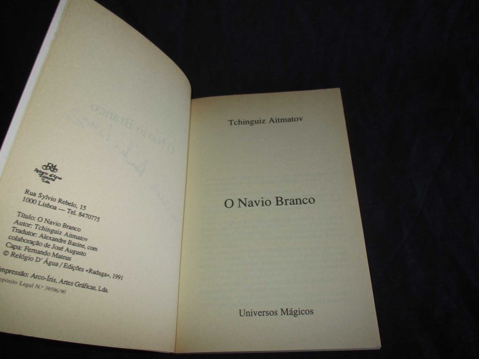 Livro O Navio Branco Tchinguiz Aitmatov