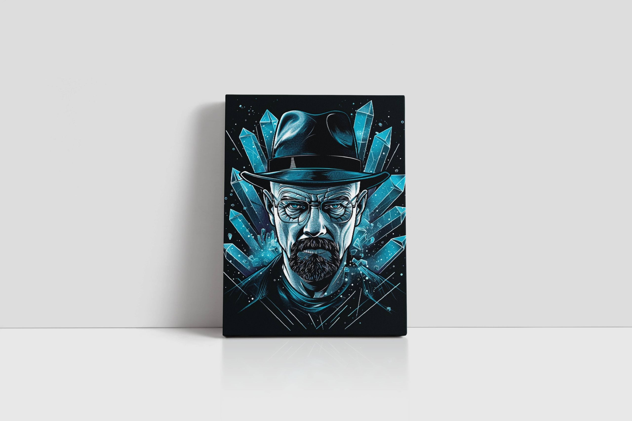 Obraz na płótnie Walter White - Mistyczny Kryształ 60x80 cm
