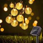 40x żarówek kulek led girlanda solarna ogrodowa