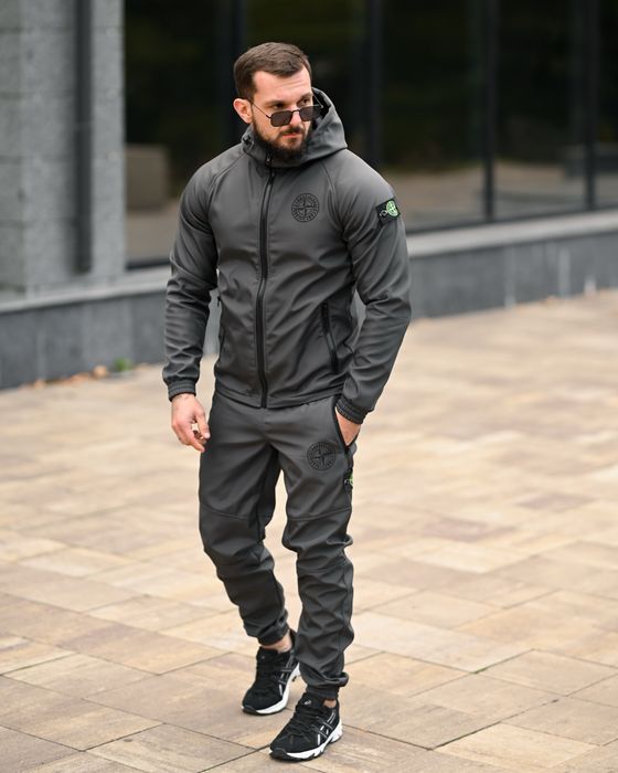 Стильный спортивный костюм мужской зимний, спортивний зимовий костюм