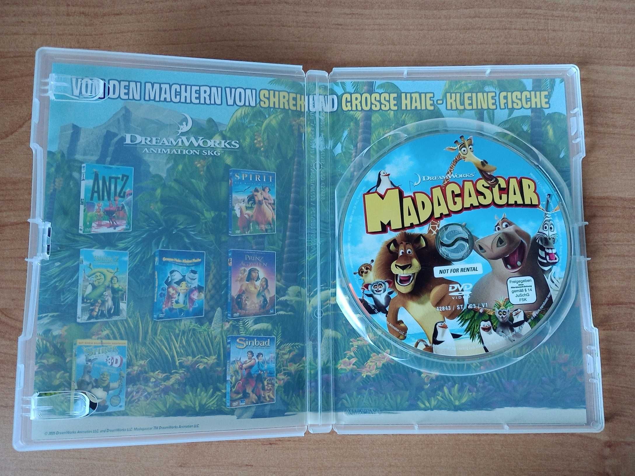 Madagaskar Madagascar film DVD video po niemiecku