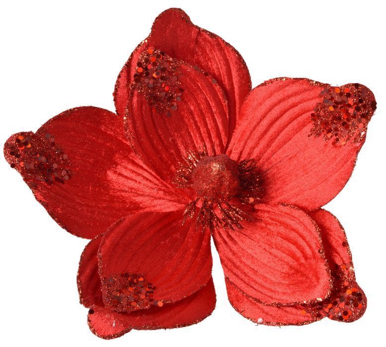 Kwiatek Na Choinkę Czerwony