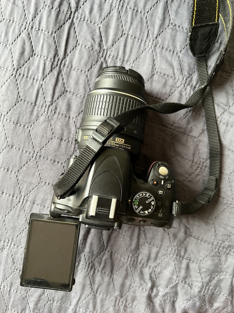 Nikon D5100 + obiektyw 18-55mm AF-S DX NIKKOR | Stan idealny!