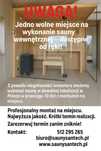 Sauna wewnętrzna Sauna na wymiar fińska, sucha, mokra, combi, infrared