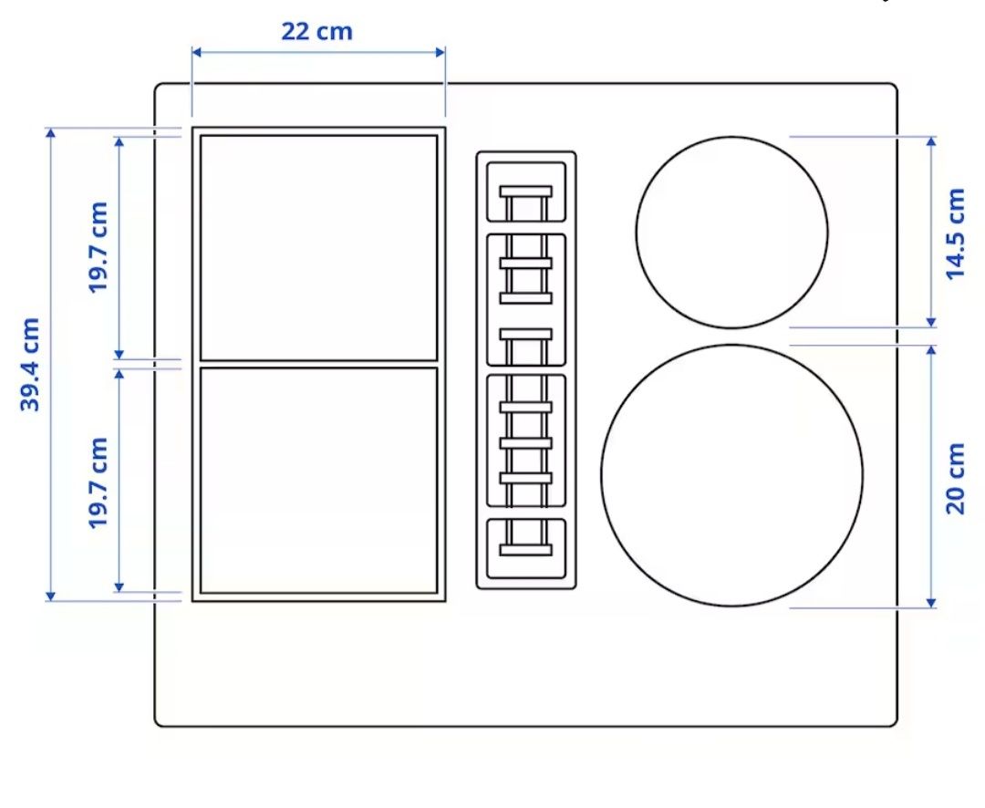 FÖRDELAKTIG
Płyta indukcyjna/wbudowany wyciąg, IKEA 500 czarny, 60 cm