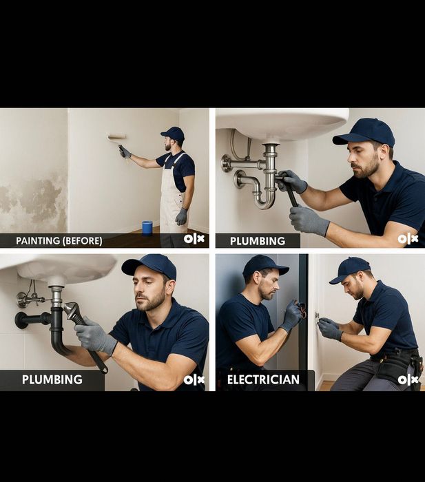 Pinturas, Eletricista, Canalização & Reparações – Serviço Rápido