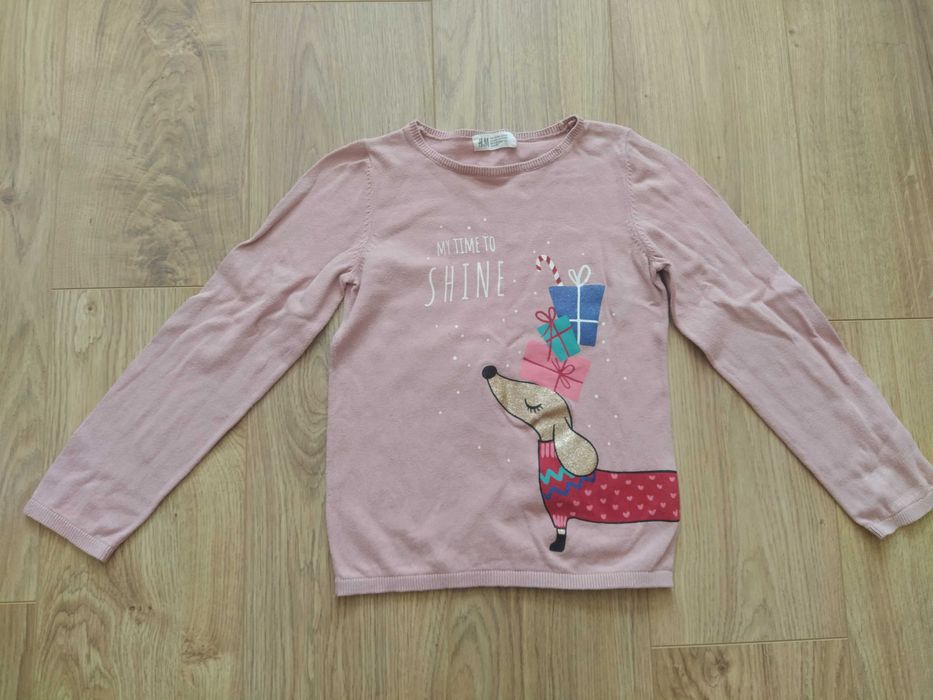 Zestaw dla dziewczynki, 6 sztuk, 8-10 lat, 134-140, H&M, stan BDB