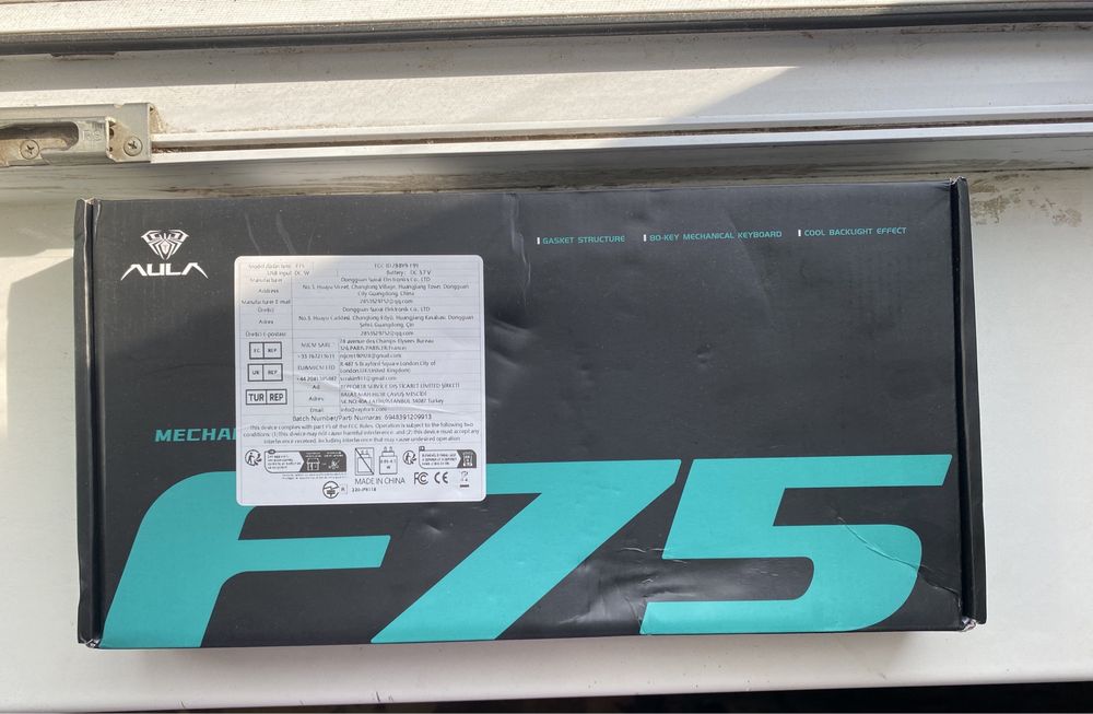 Повністю нова! Клавіатура Aula F75 Custom Mechanical Keyboard