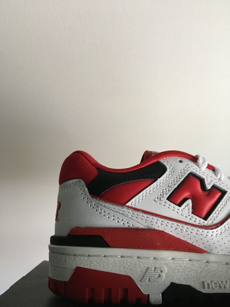 New Balance 550 White Red 36 Białe Czerwone bb550