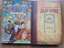 2 livros As Aventuras do Jovem Jules Verne