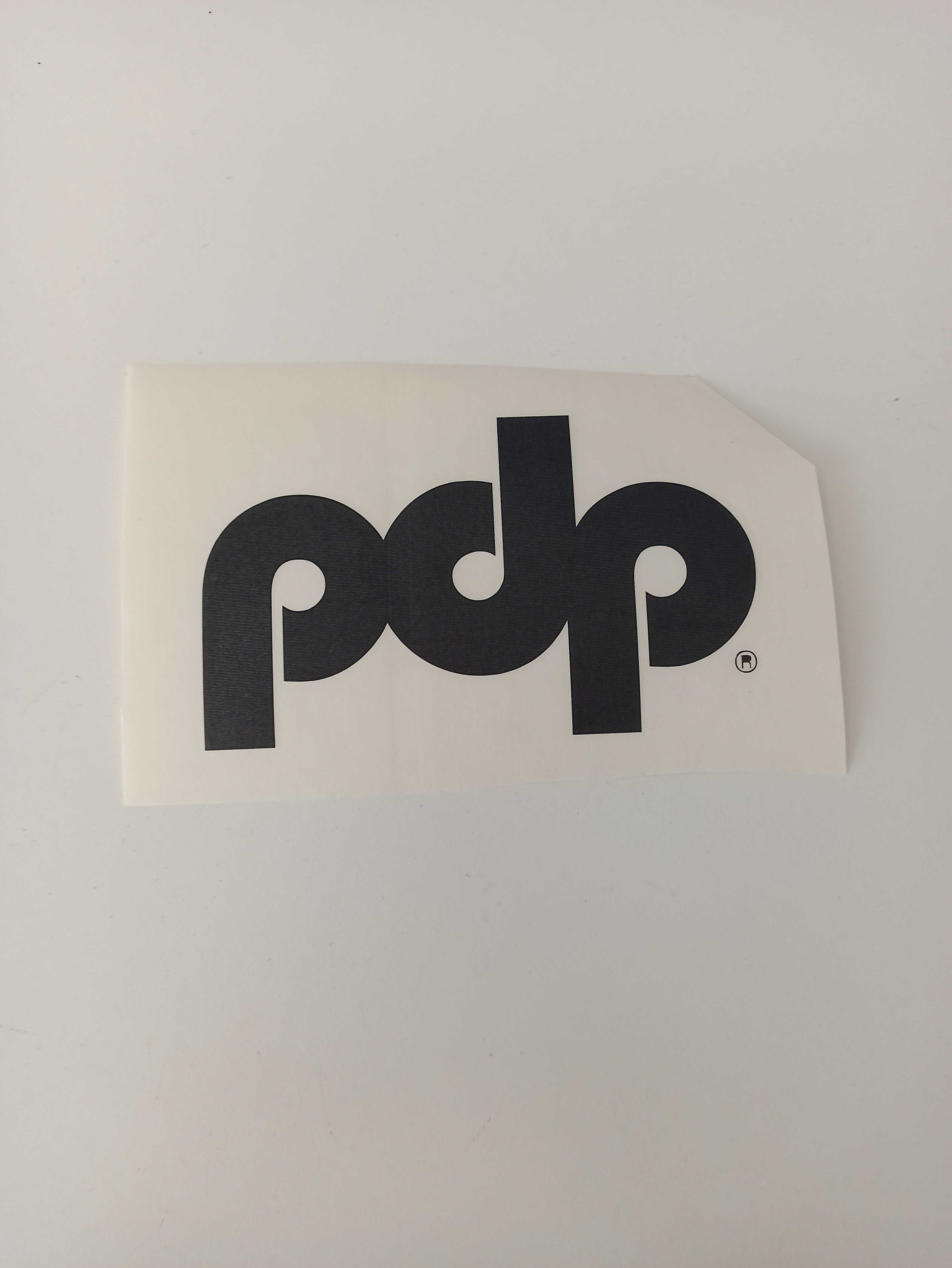 PDP perkusje - logo na centralę. Naklejka 13x8cm