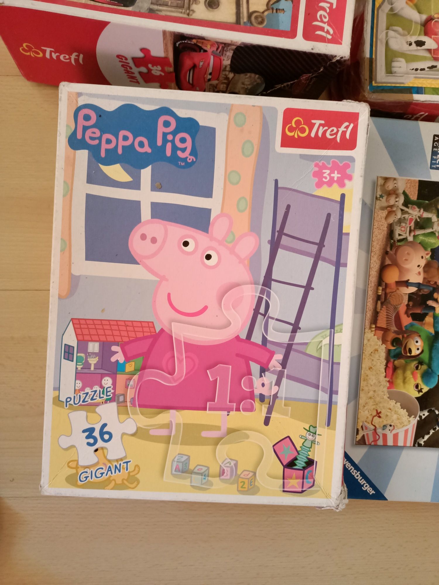 Puzzle psi patrol, zig zag, świnka pepa