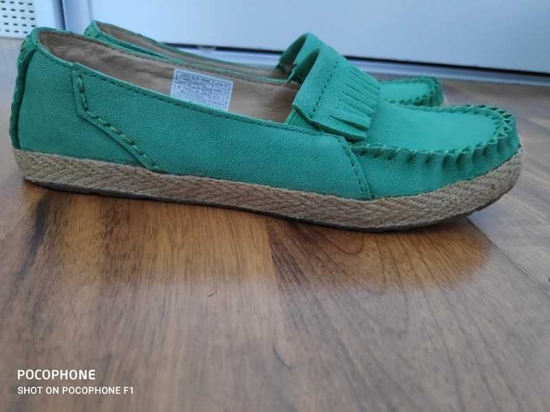 UGG buty Mokasyny skóra naturalna Espadryle