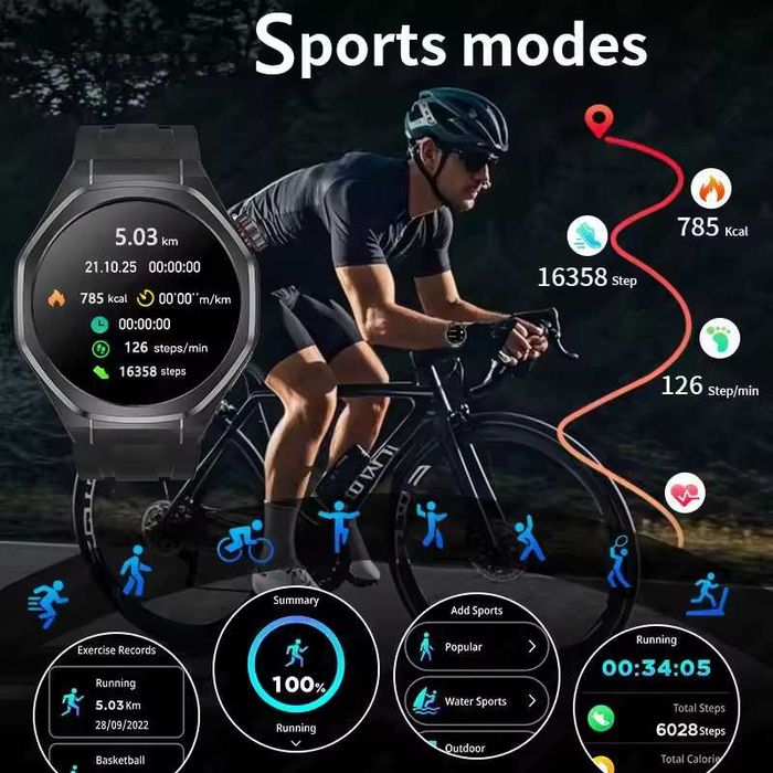 Смарт часы: DT WATCH5 ULTRA. NFC. GPS. Compass. Barometr.