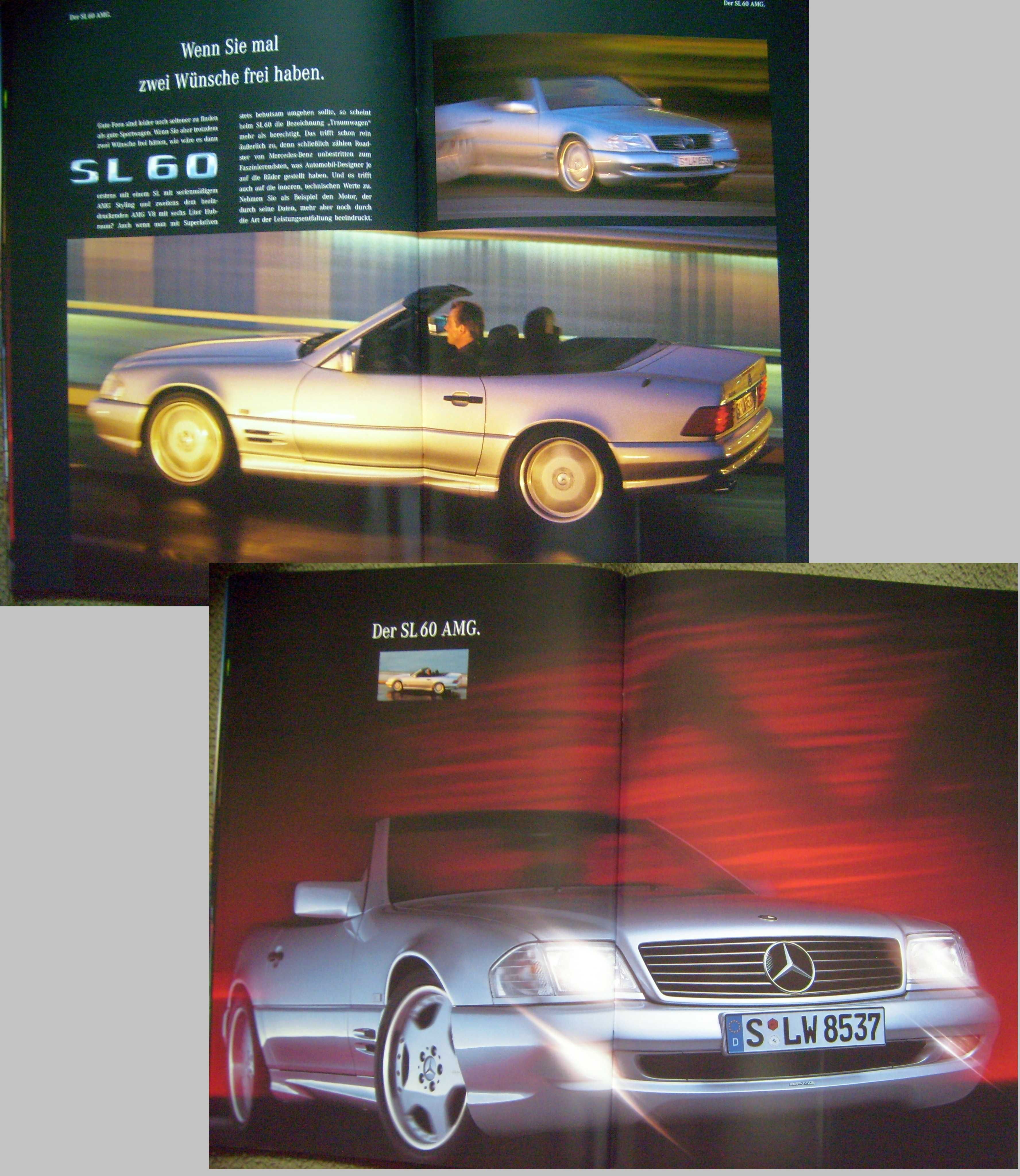 AMG Mercedes Programm 1997 prospekt 60 str. ! stan BDB- * RABATY 10% !