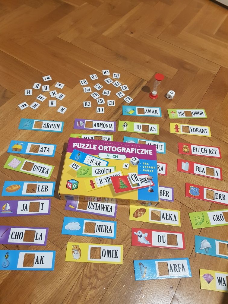 Puzzle gra ortograficzne Multigra
