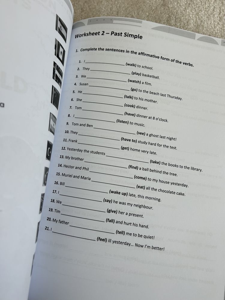 My english booklet - homework