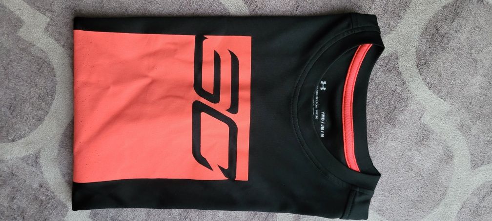 Koszulka bez rękawów Under Armour Heatgear Junior r.M, stan bdb