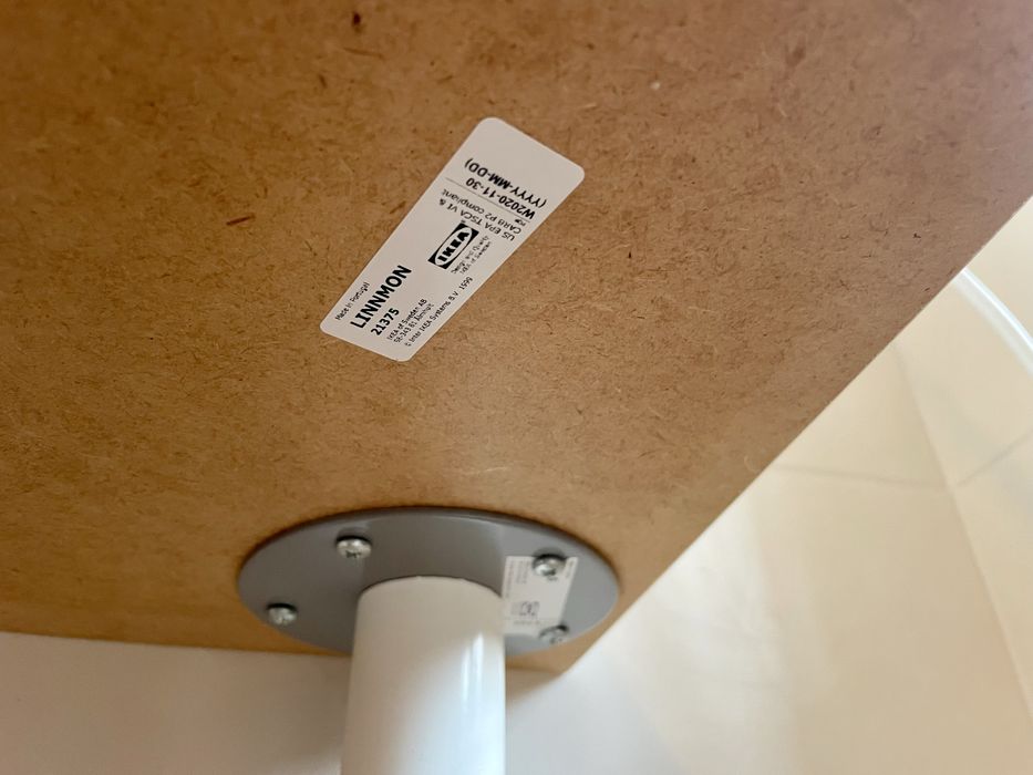 Secretária/mesa de apoio, branca - IKEA