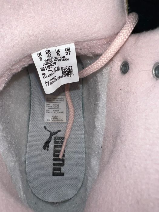 Зимові черевики Puma Desierto Fun Pink 42 термо кросівки високі 27 см