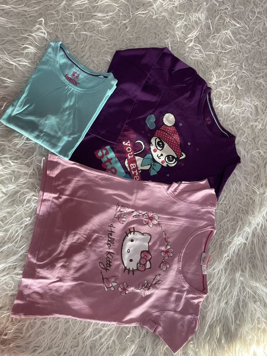 Lote 3 t-shirts 4-6 anos
