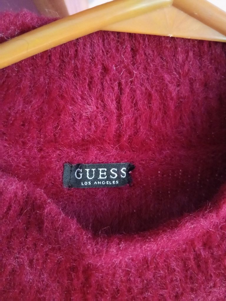 GUESS sweterek włochaty L
