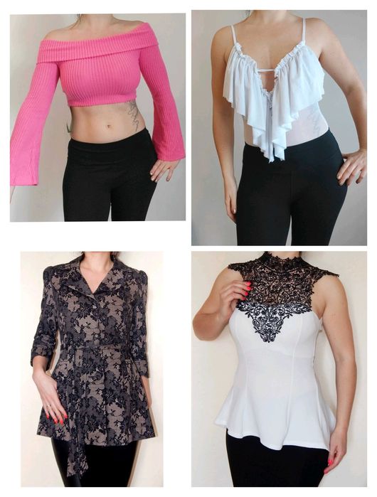 31 szt. Paczka ubrań damskich XS S 34 36 markowe Mohito Reserved H&M