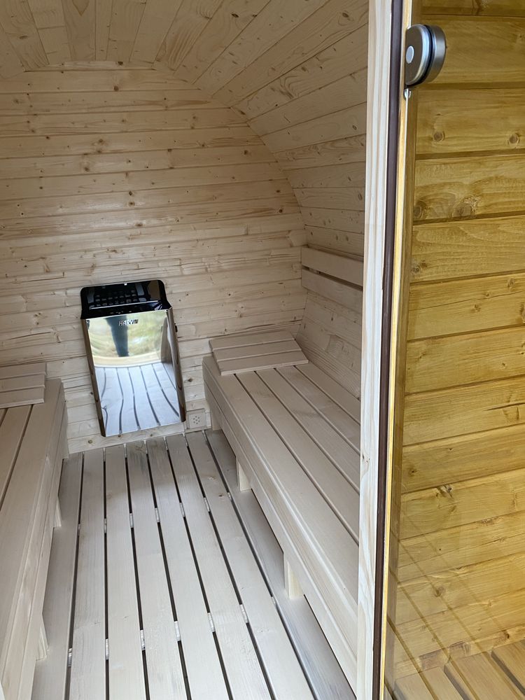Sauna ogrodowa kompletna z piecem
