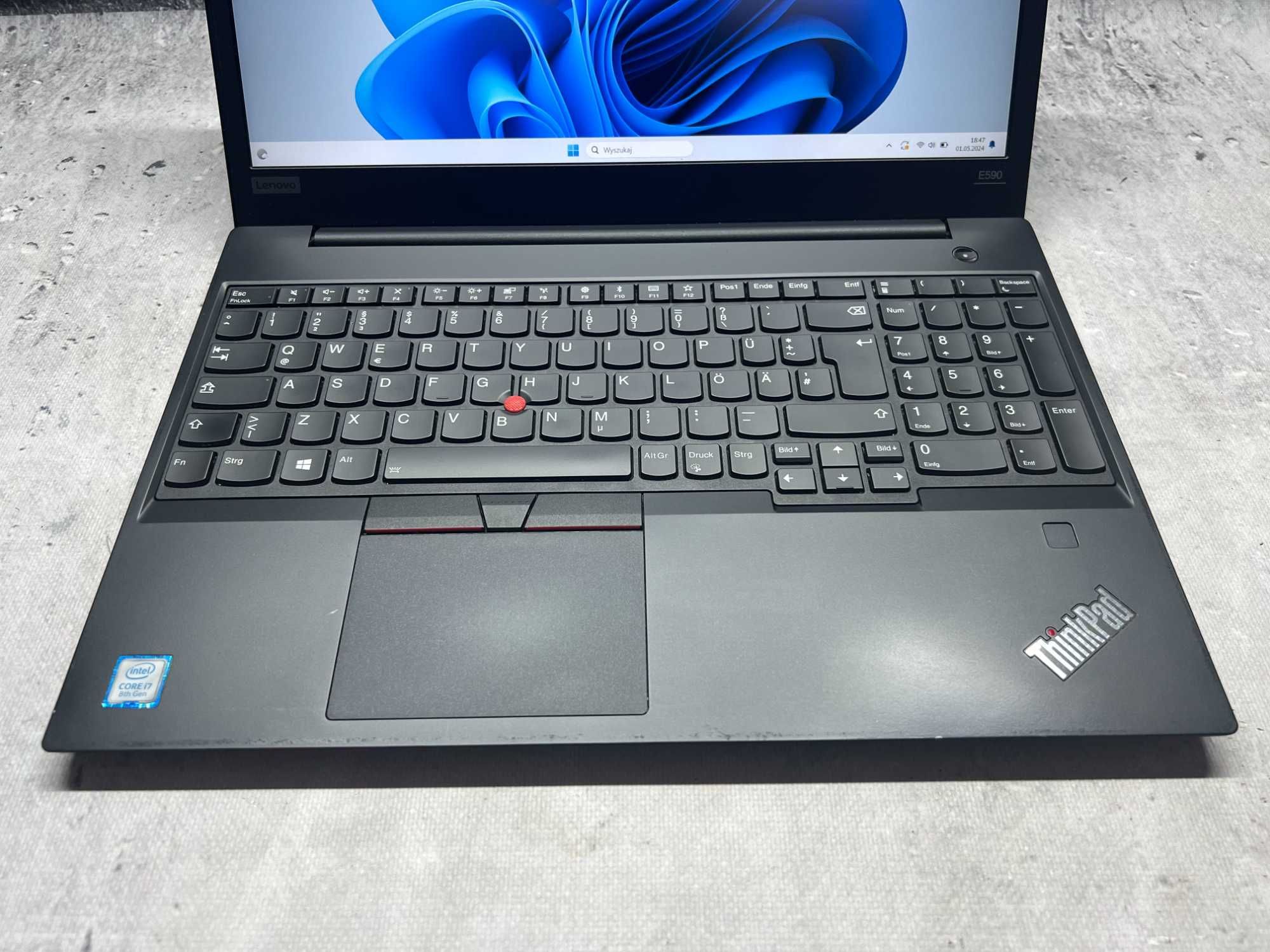 Lenovo ThinkPad E590 / INTEL i7-8565u/ 16GB DDR4/ 1TB SSD/ 15.6” FHD