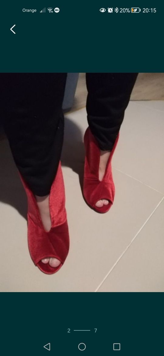 Botki Carini jak nowe
