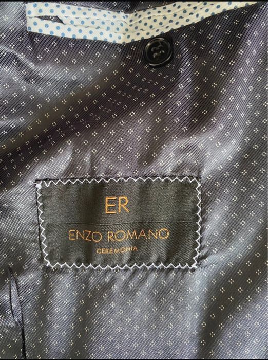 Fato noivo Enzo Romano (inclui camisa, gravata e colete) NOVO