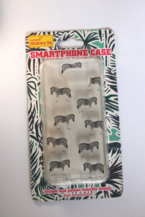 Case na telefon Samsung Galaxy S6 zebra