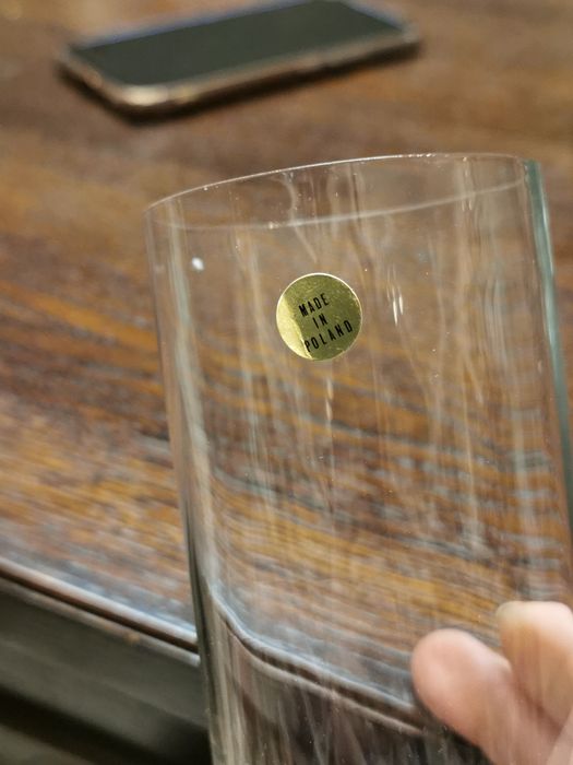 Stare Retro szklanki Krosno OPOLE Poland 523