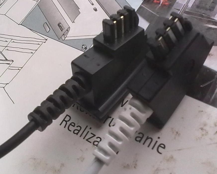 Kabel telefoniczny z wtykiem TAE przejściówka rj11 rj12 rj9wąski