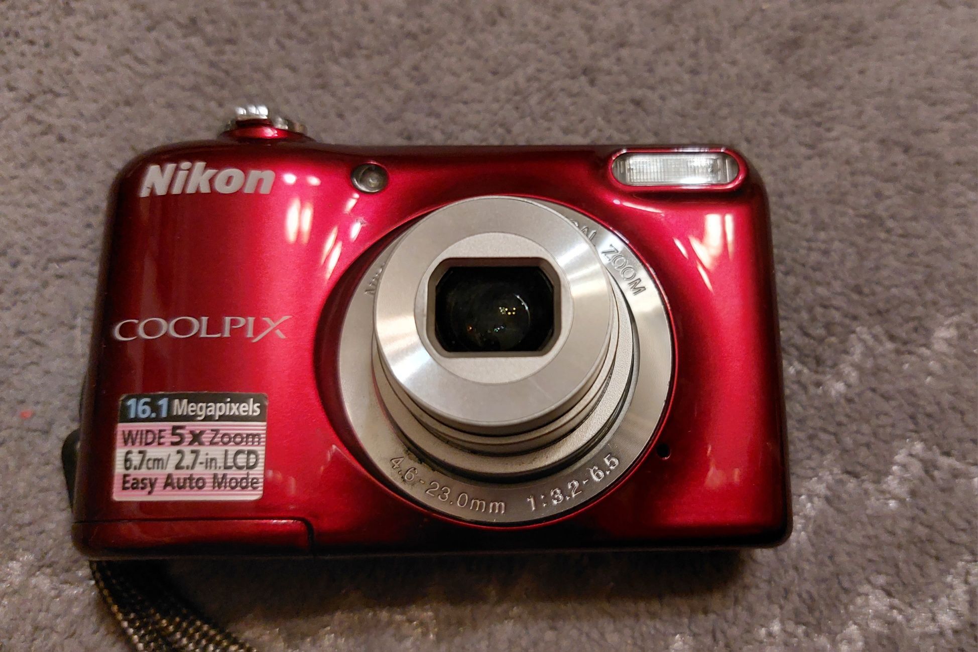 Nikon coolpix L27 aparat fotograficzny + filmy dla każdego, stan bdb