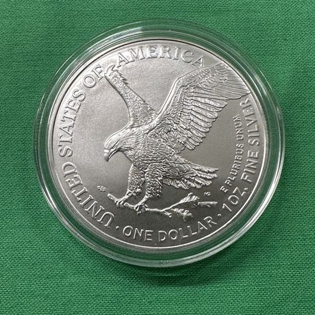 США Американский Орёл 1 доллар 2023 Серебро 1 oz