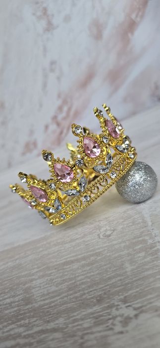 Корона на торт, диадема, діадема, тиара, тіара, обруч на свято, декор