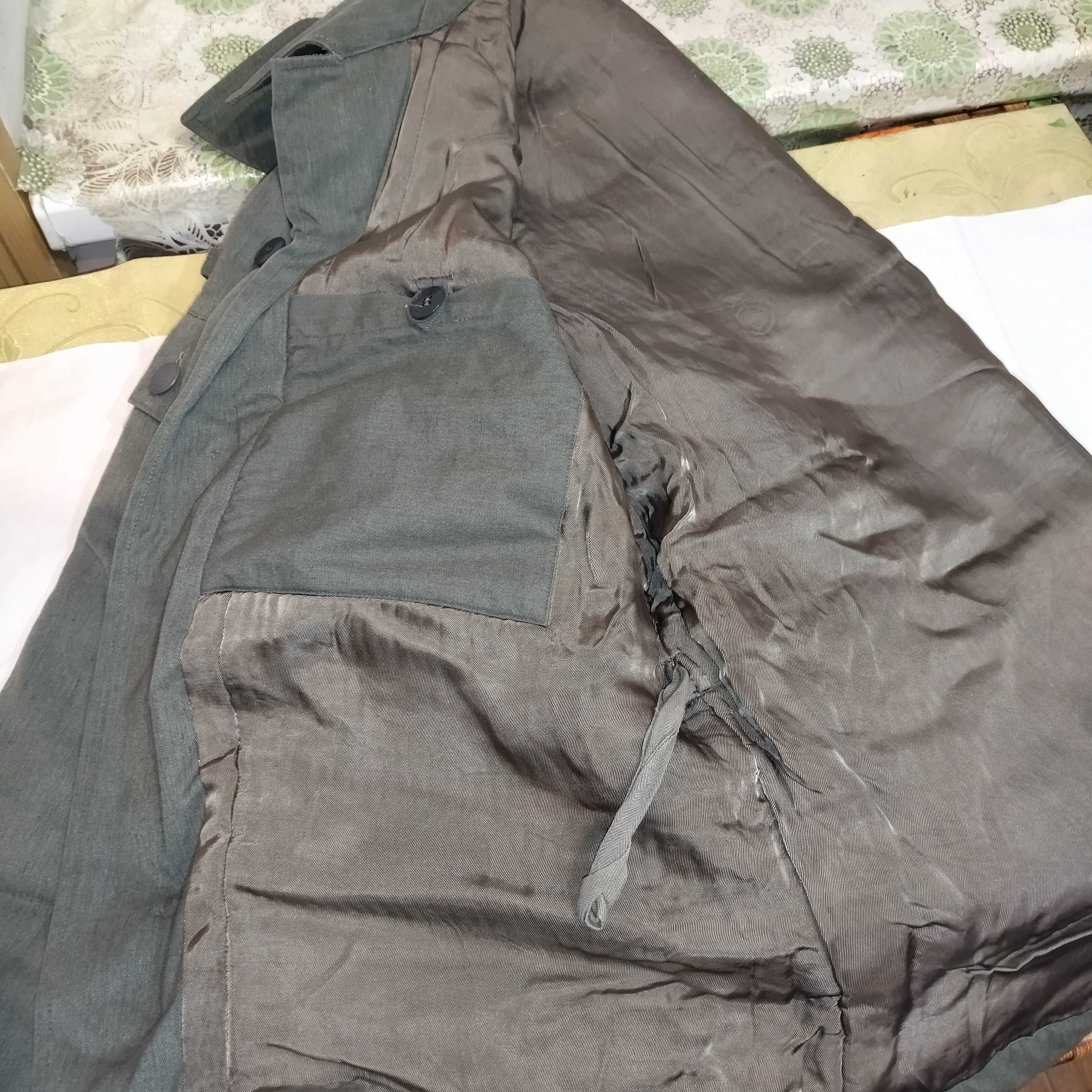 Винтажная зимняя куртка армии Германии, олива