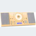 Mikrozestaw stereo kremowy