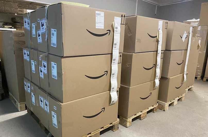 В наявності є мікс палети електроніки Amazon