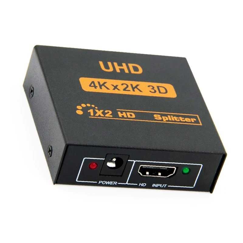 Divisor Splitter HDMI 1x2 ou 1x4 portas 4K*2K c/ HDCP + 3D