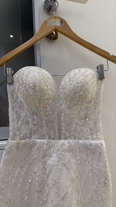 Сукня весільна коротка S