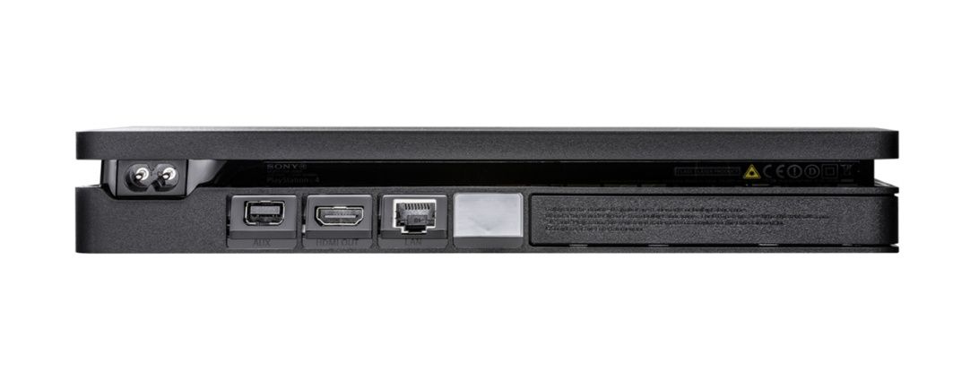 PlayStation 4 com alguns  jogos