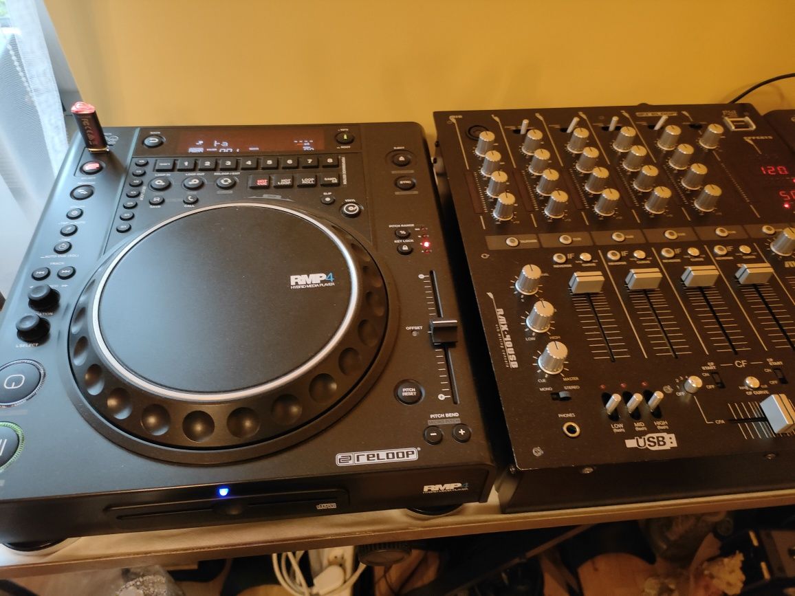 Konsola dj reloop 2 x rmp4 mikser RMX 40 USB