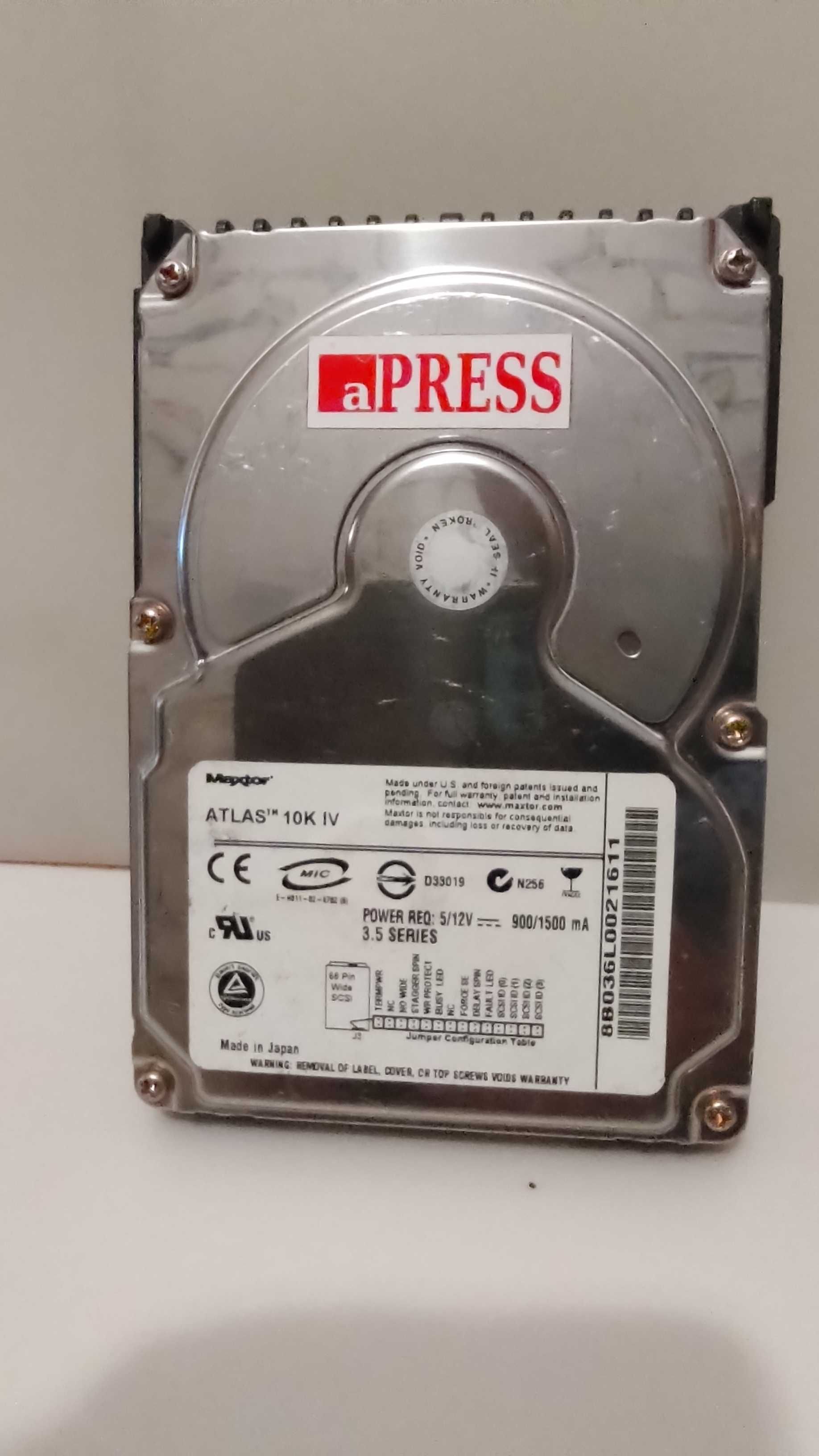 MAXTOR ATLAS 10K IV 36GB 10K 8MB SCSI U320 3.5'' 8B036L0
