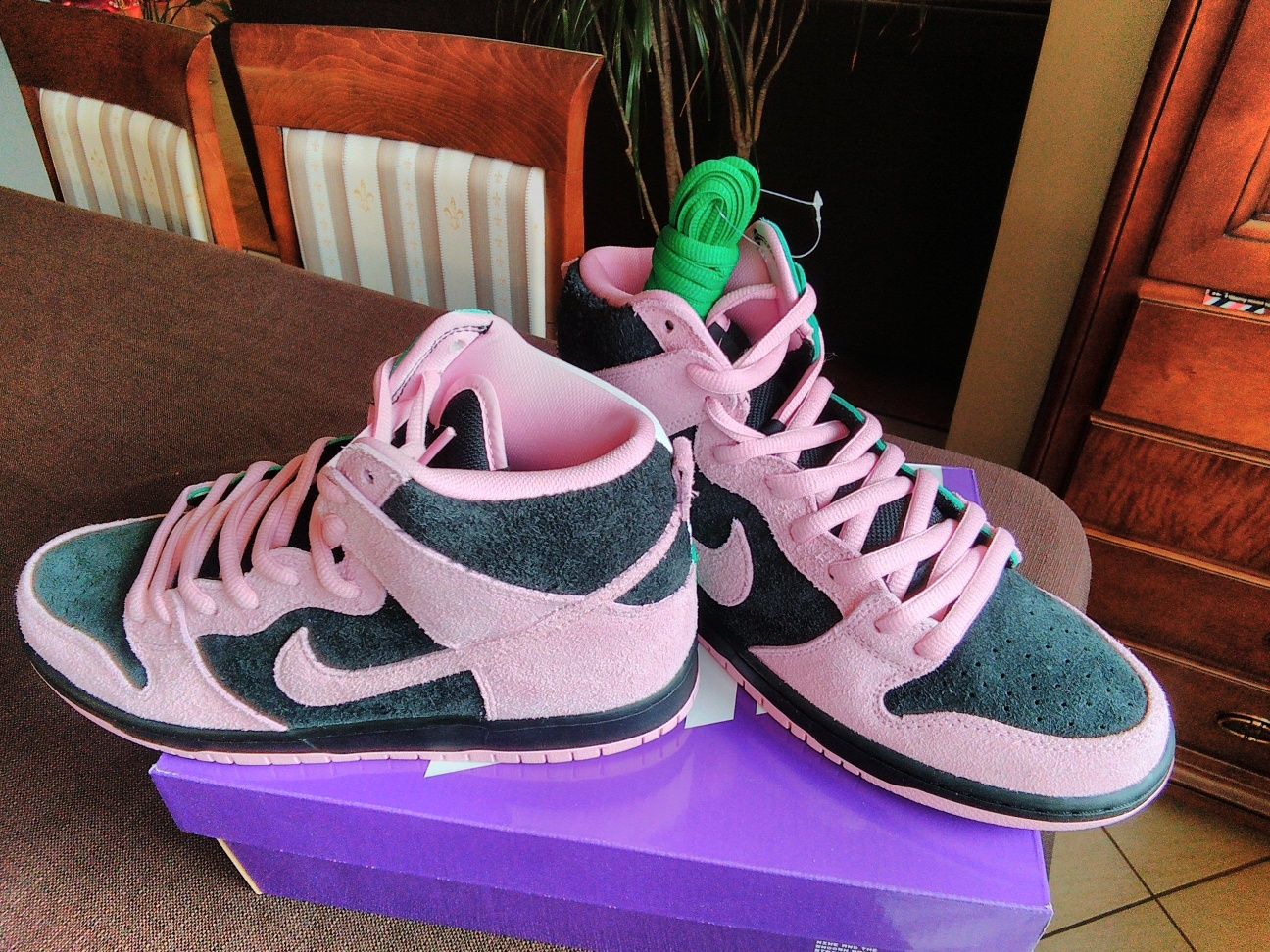 (Eur 43/27,5 cm) Nike SB Dunk High Invert Celtics CU7349,-001 Jordan 1