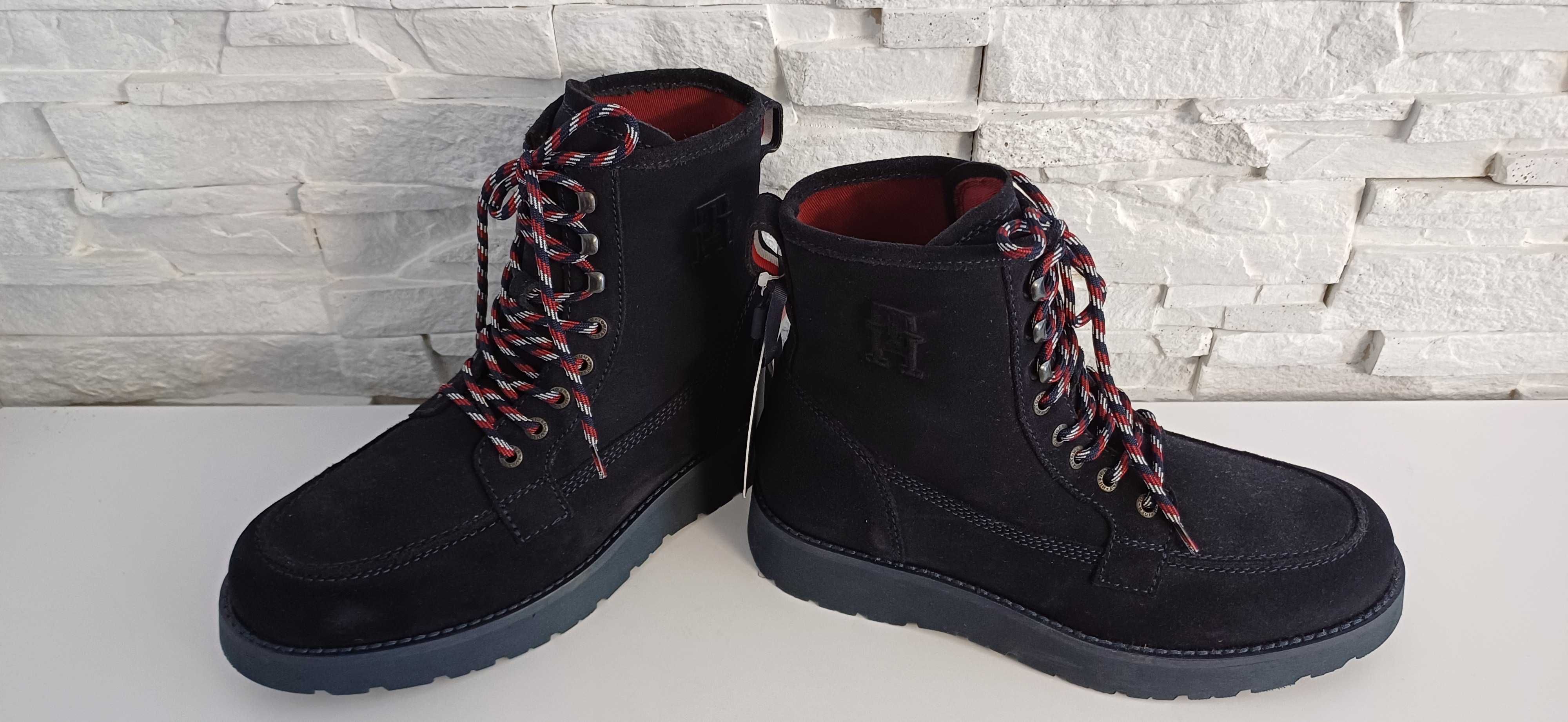 Trzewiki TOMMY HILFIGER roz.41 wkł.26 cm. ( nowe)