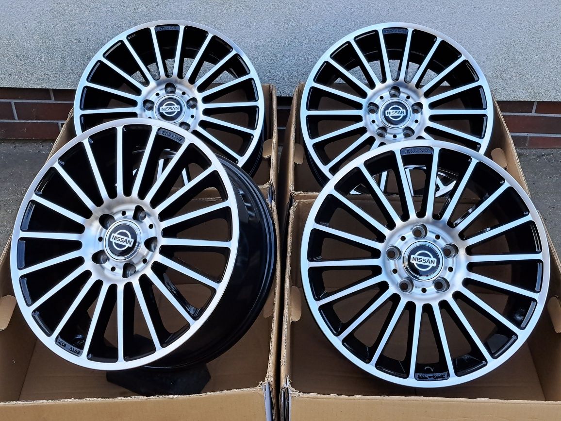 Alufelgi 17' 5x114,3 NISSAN Juke Qashqai Pulsar Leaf Primera KT15 CNC