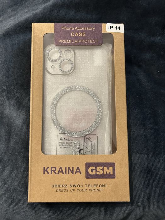 Etui brokatowe iphone 14 case