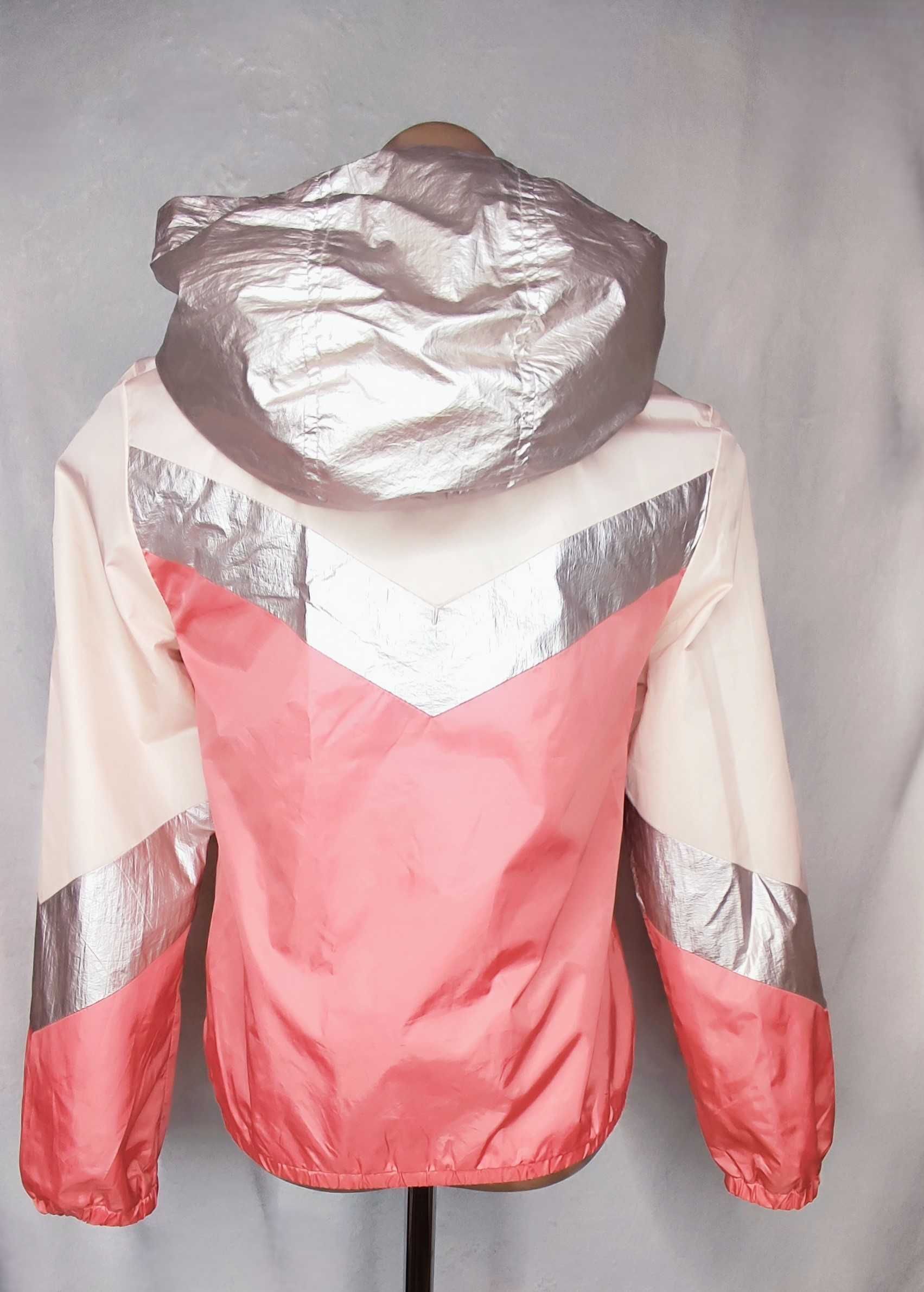 Куртка-вітровка дитяча KIABI Лососева з бежевим (146-152 см)